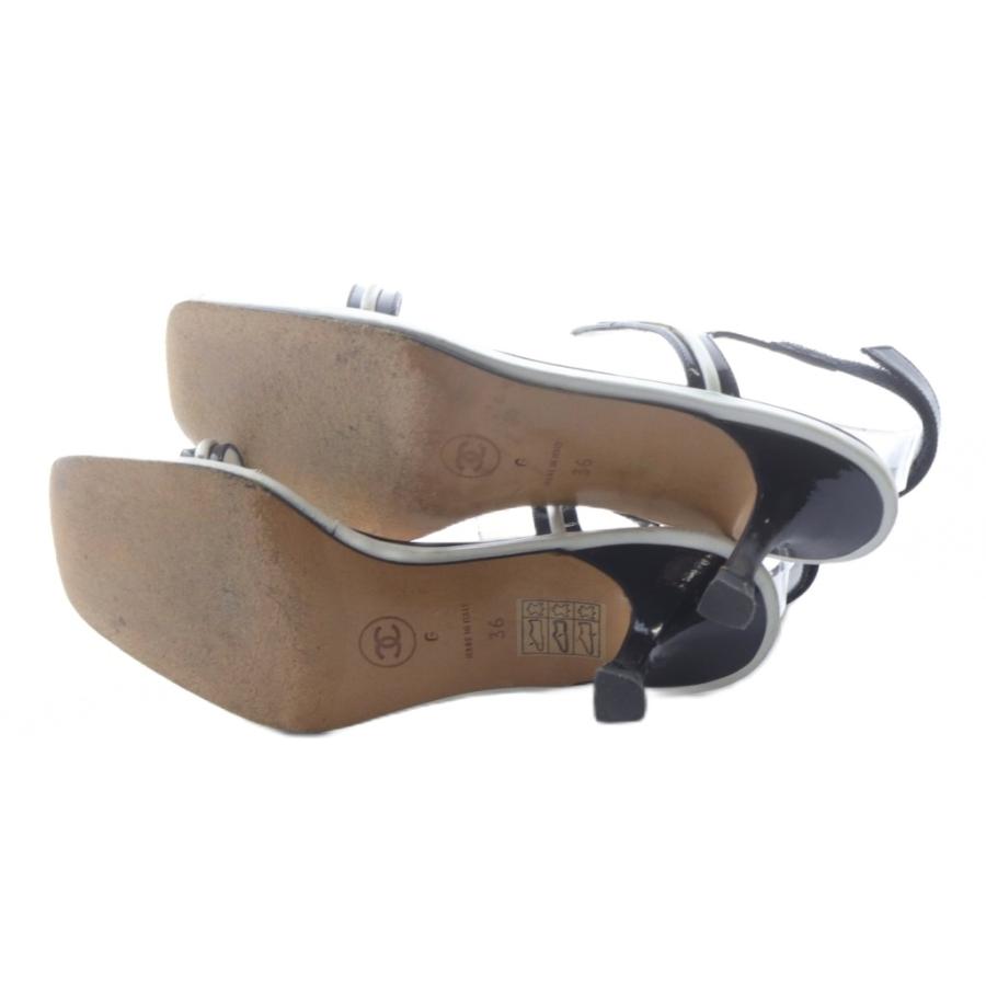 CHANEL（シャネル） スクエアトゥ スリングバック サンダル ストラップ