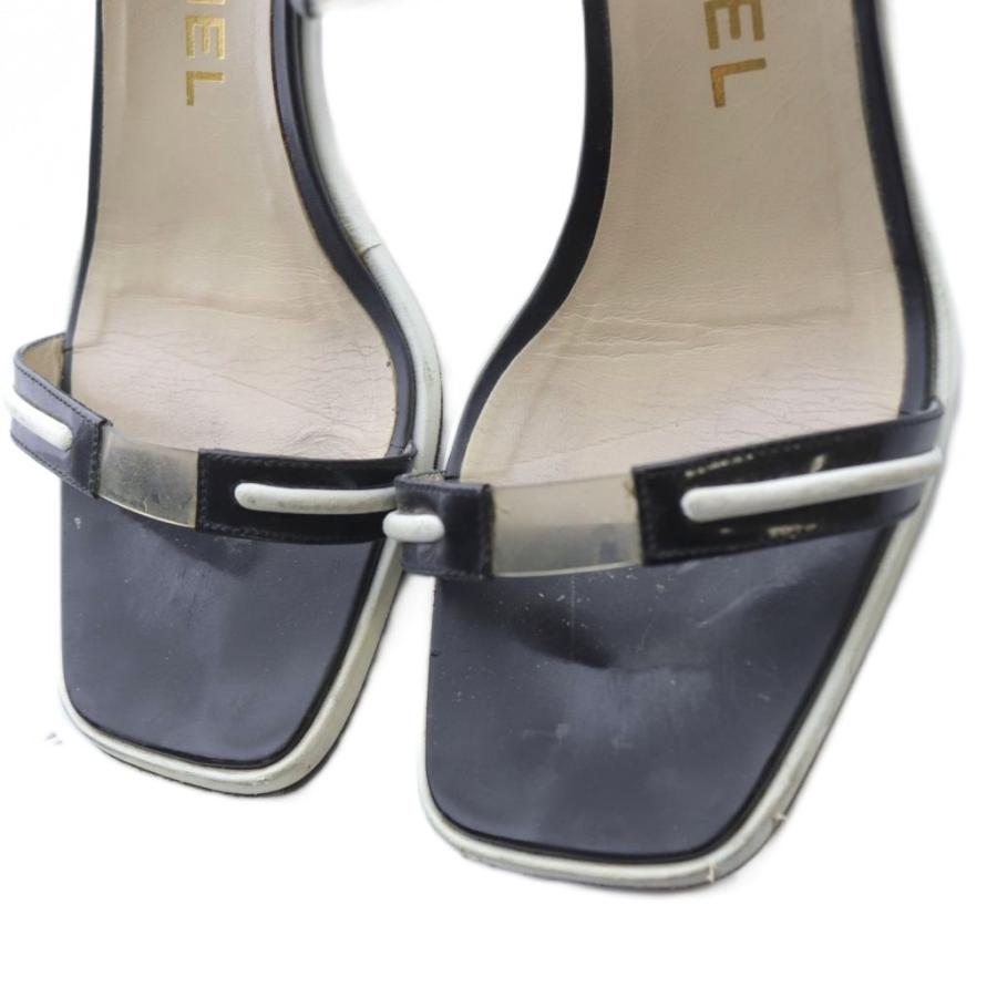 CHANEL（シャネル） スクエアトゥ スリングバック サンダル ストラップ