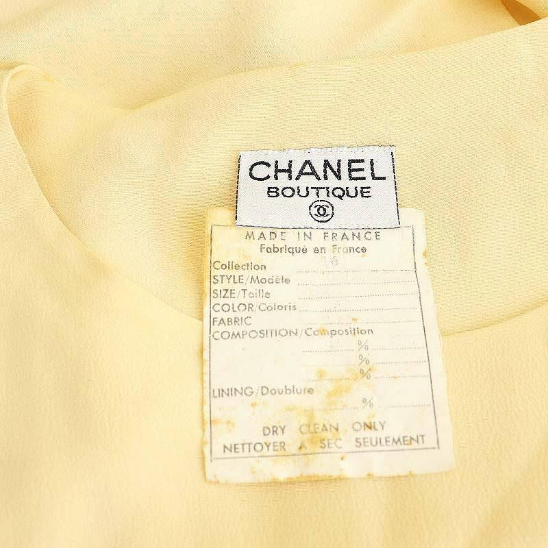 CHANEL シャネル VINTAGE ココマーク刺繍ポケットブラウス 半袖  