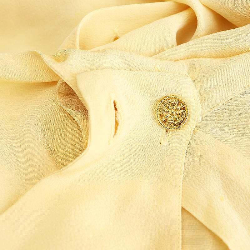 CHANEL シャネル VINTAGE ココマーク刺繍ポケットブラウス 半袖  