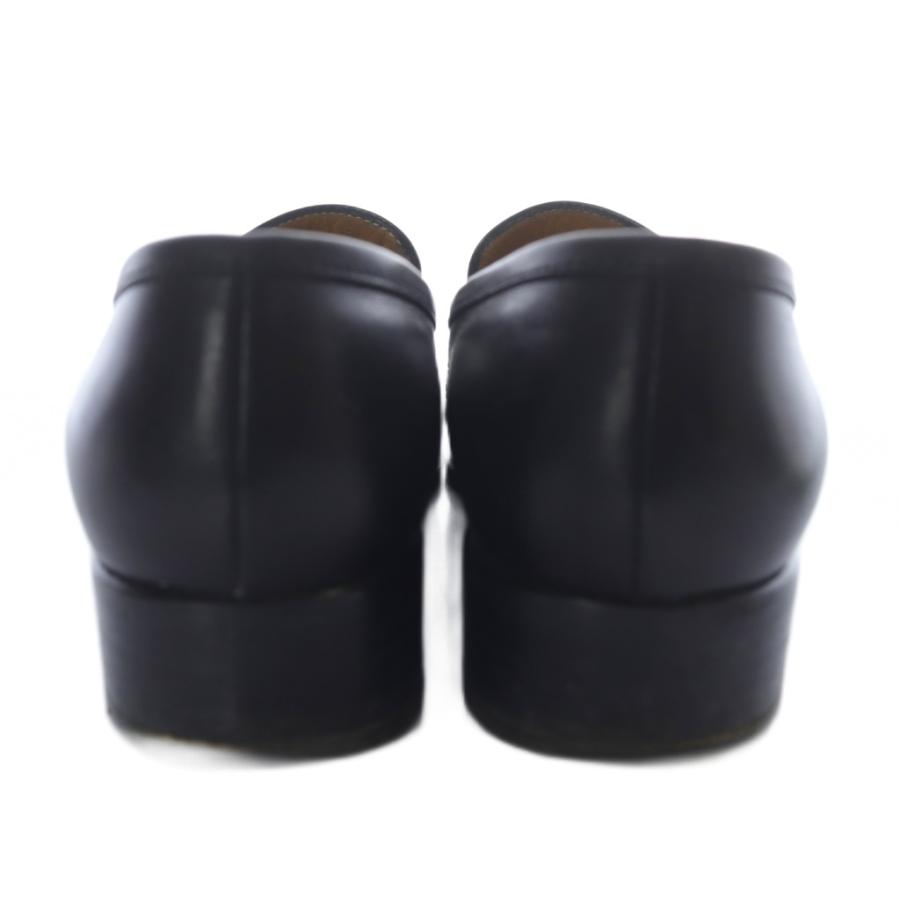 【HERMESエルメス】美品　ローファー　37 HERMES エルメス Hヒールローファー | ブラウン×ゴールド 37 - lamadri