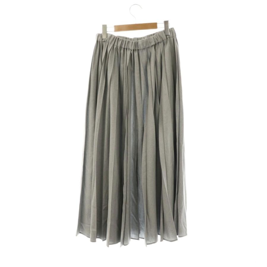 エブール ebure Light Wool Pleated Skirt プリーツスカート フレア