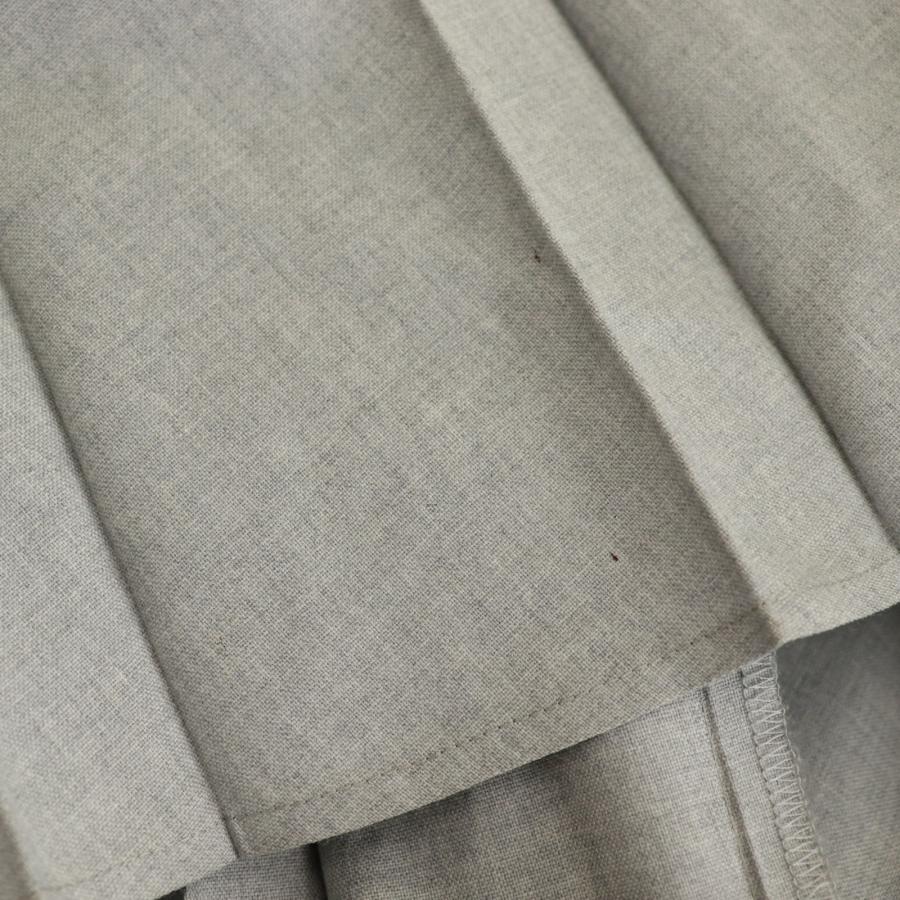 エブール ebure Light Wool Pleated Skirt プリーツスカート フレア