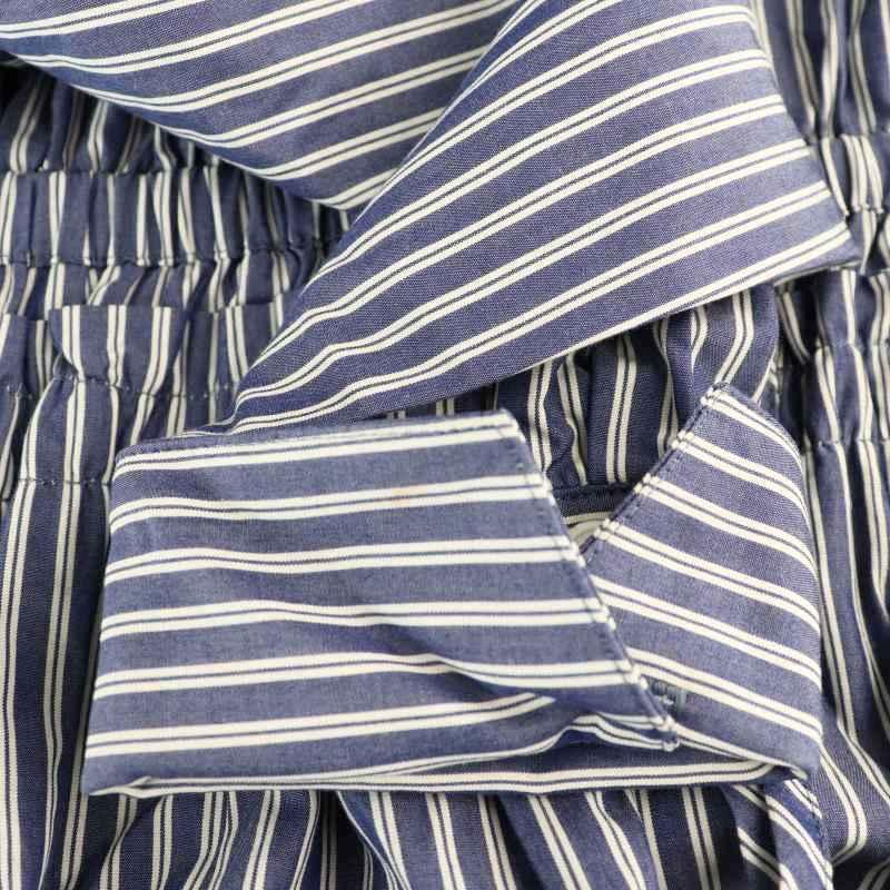 アナイ ANAYI 25SS ストライプドロストシャツ ワンピース ロング