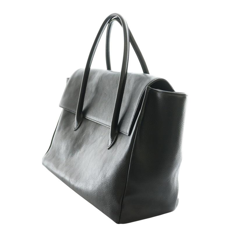 アーツアンドサイエンス ARTS&SCIENCE レザートート black M アーツ&サイエンス ARTS & SCIENCE ARTS&SCIENCE Stitch flap bag M