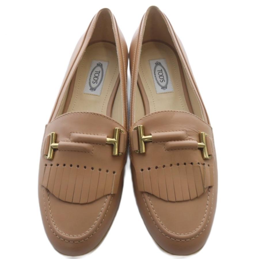 ダークブラウン フリンジ付きレザーローファー ダークブラウン フリンジ付きレザーローファー