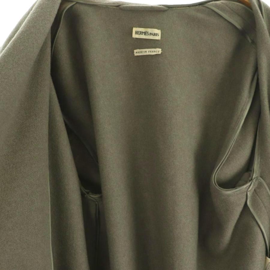 HERMES（エルメス） マルジェラ期 カシミヤ コート アウター 38 グレー