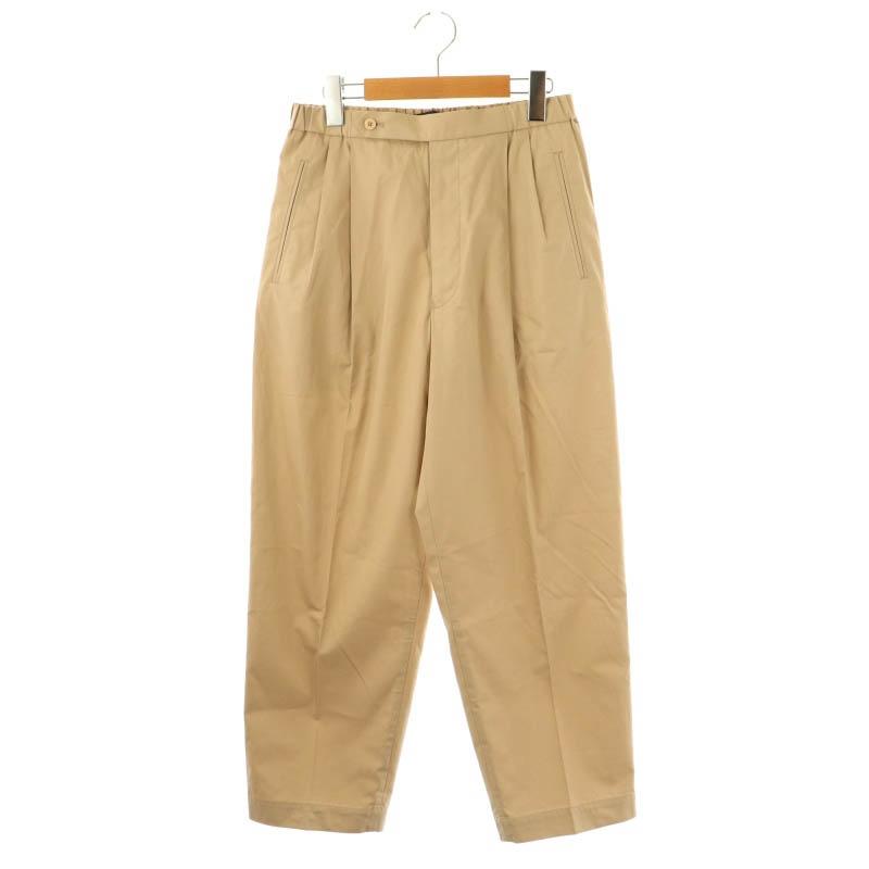 Drawer ドゥロワー コットン リネン ツイルラップパンツ ベージュ Drawer ドゥロワー コットン リネン ツイルラップパンツ ベージュ