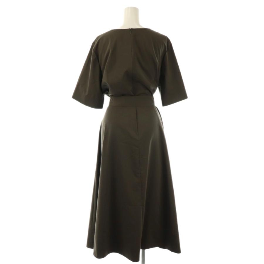 23区】タグ付 23SS プレーンストレッチタフタ シャツ ワンピース