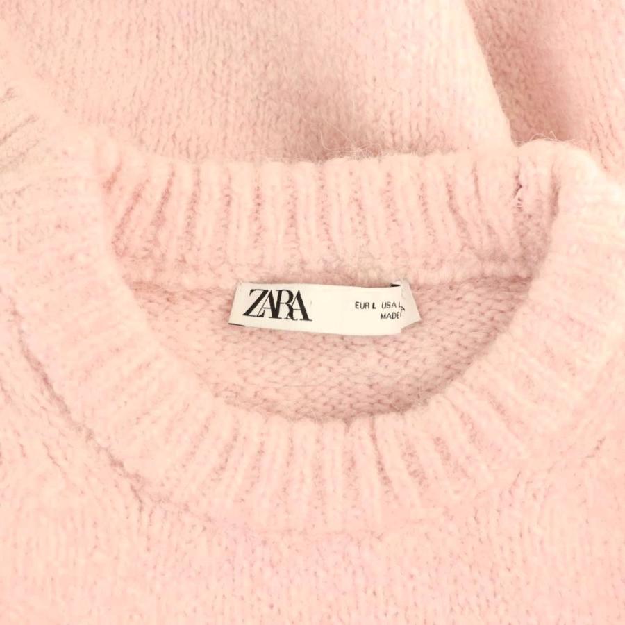 ZARA ザラ プルオーバーニット セーター アルパカ混 USAL ピンク