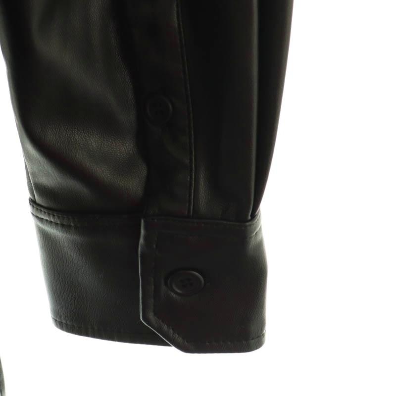 ★ZARAのフェイクレザージャケット★Sサイズ★ブラック色 ZARA ザラ フェイクレザージャケット S【完売品】