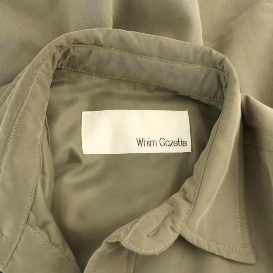 ウィムガゼット ナカワタシャツブルゾン シャツジャケット F カーキ ウィムガゼット Whim Gazette ナカワタシャツブルゾン シャツ