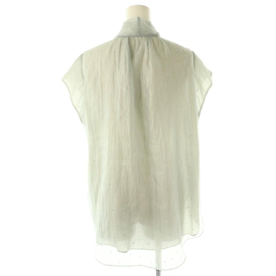 ジャスグリッティー JUSGLITTY 24SS プチラメドット半袖ブラウス 2 