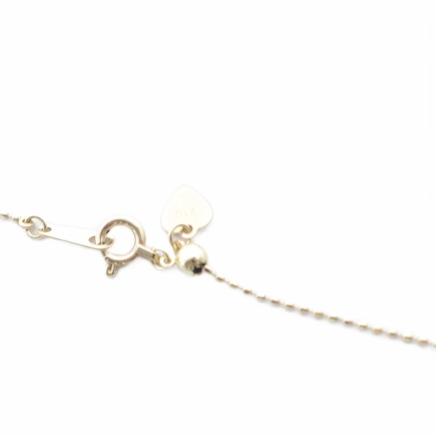 ケルシャンス Quellechance K10 イニシャル M ネックレス イエロー
