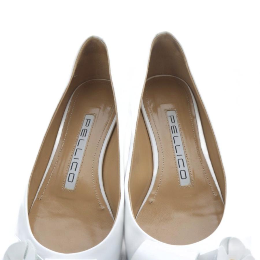 ペリーコ PELLICO ANIMA ガラスレザー パンプス ポインテッドトゥ 34