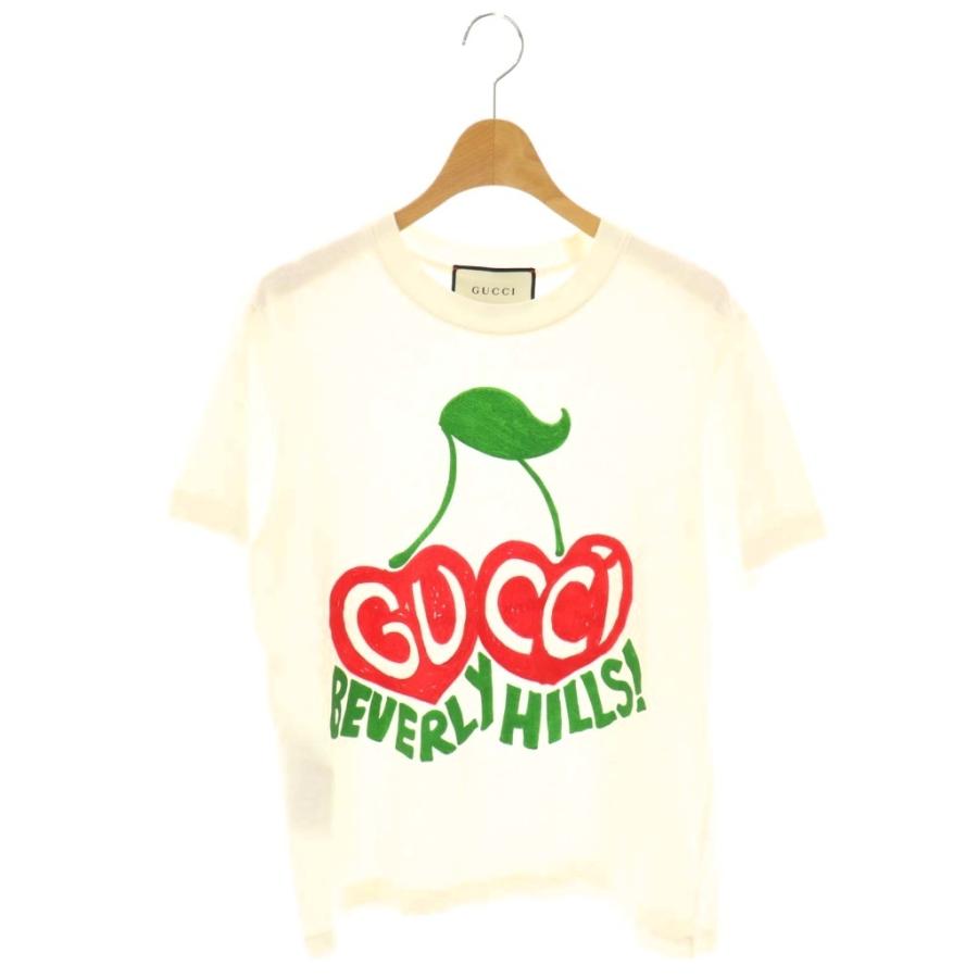 GUCCI ロゴ Tシャツ XS オフホワイト