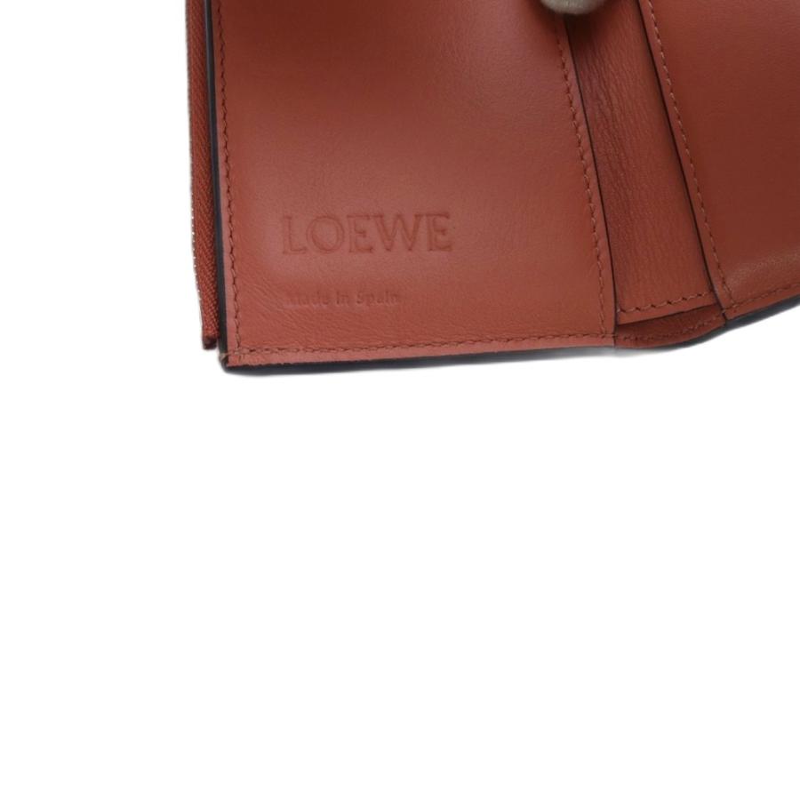 LOEWE ロエベ バーティカル ウォレット スモール 三つ折り財布 ロゴ  