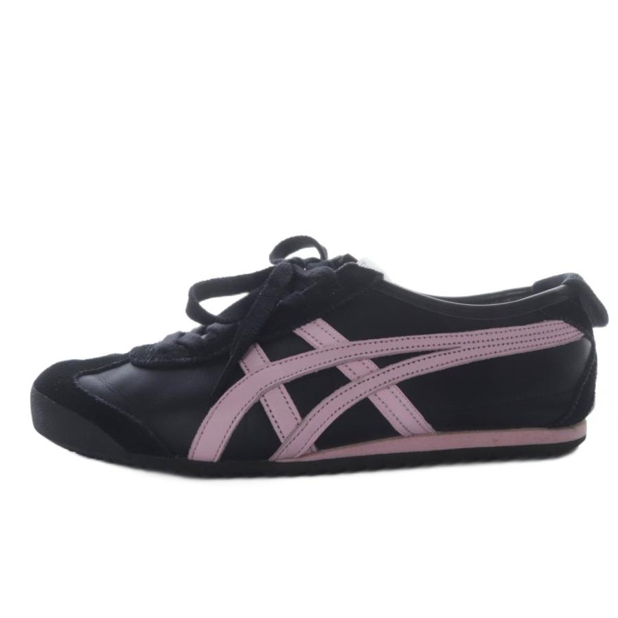 PATOU Onitsuka Tiger スニーカー 黒/ピンク24cm PSL PATOU x Onitsuka Tiger MEXICO 66 Black/Pink 1183C380 NEW