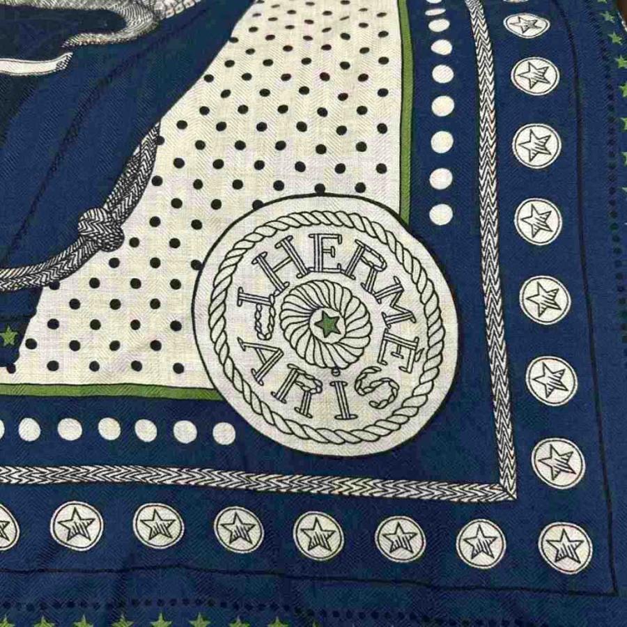 HERMES（エルメス） カレ140 Zouaves et Dragons スカーフ ストール 総