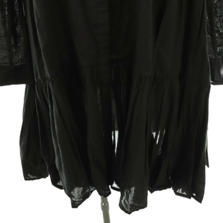 Merlette ブラック ひざ丈ワンピース 長袖 マーレット Merlette martel dress ワンピース 膝丈 長袖 XS