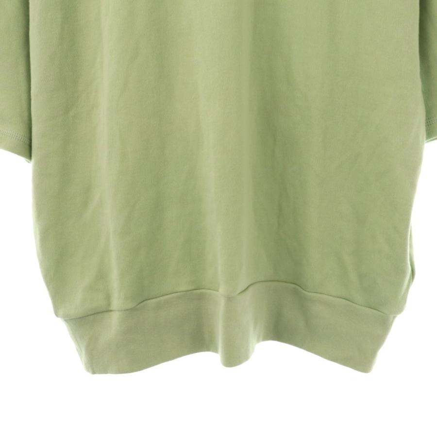 スリードッツ three dots Souffle cotton hoody top 半袖パーカー S