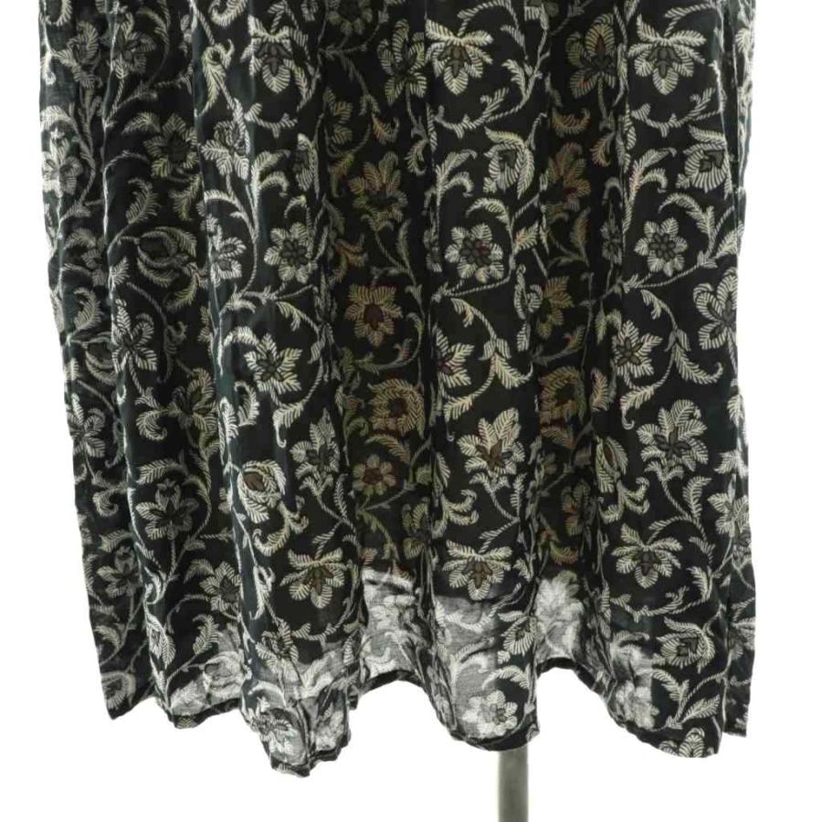 【美品】 フレームワーク 更紗プリントワンピース ロングワンピース フレームワーク Framework 更紗プリントワンピース ロング 長袖