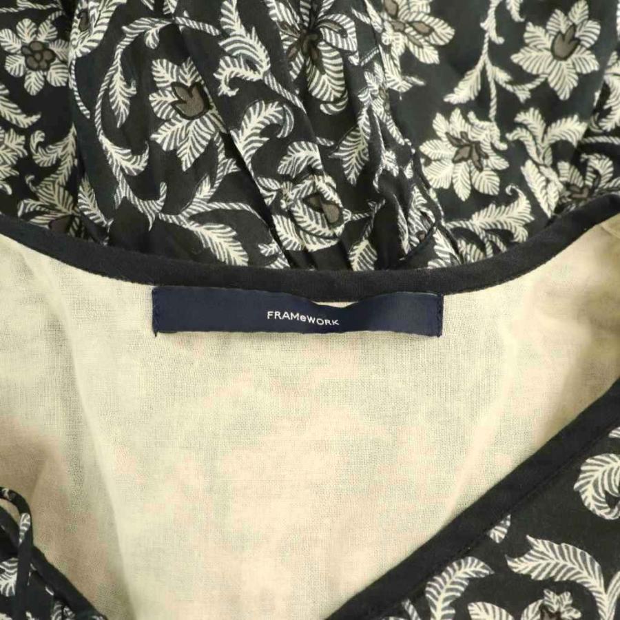 フレームワーク Framework 更紗プリントワンピース ロング 長袖