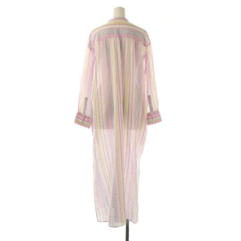 ヌキテパ ストライプシャツワンピース ピンク ne Quittez pas 【公式通販】