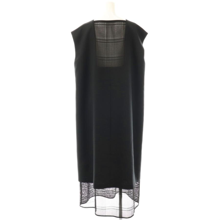 アドーア ADORE 25SS レノクロスチェックワンピース ノースリーブ V