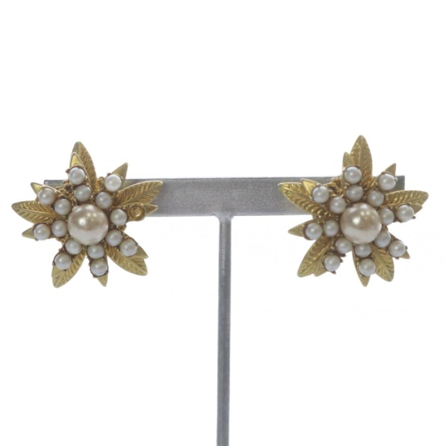 ミリアムハスケル MIRIAM HASKELL ミニパールモチーフ フラワーピアス