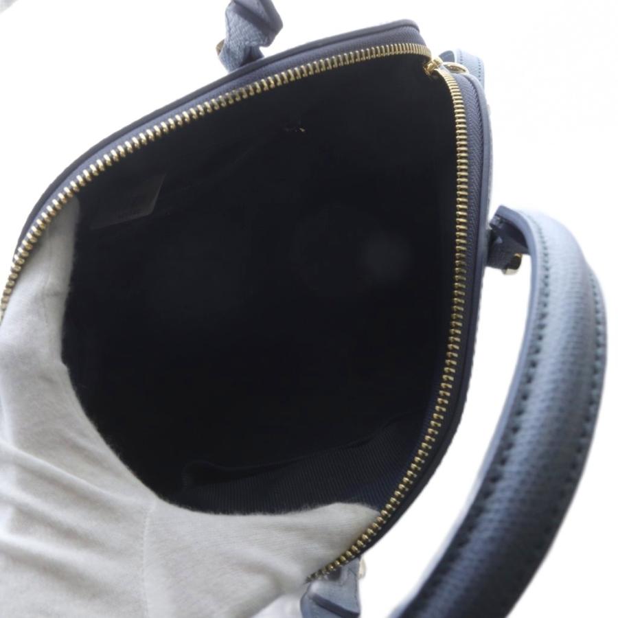 美品 FURLA フルラ パイパー 2way ハンドバッグ ショルダー付 ブルー FURLA（フルラ） FURLA PIPER 2WAY ショルダーバッグ ハンドバッグ