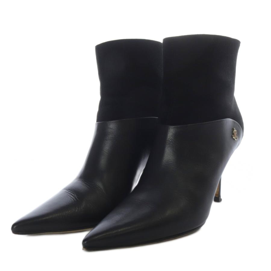 ジミーチュウ　ショートブーツ　新品同様 ジミーチュウ スエードショートブーツ サイズ38 【公式通販】