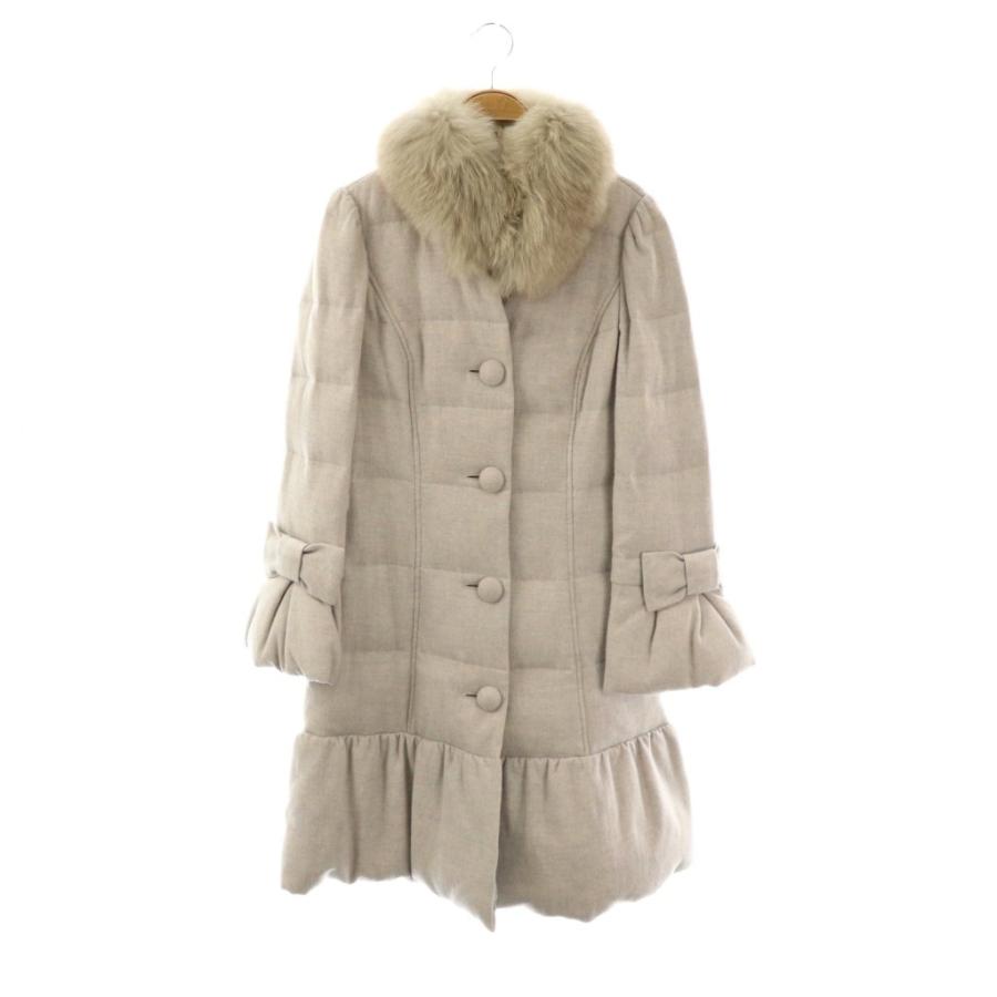 M'S GRACY エムズグレイシー ロングコート フォックスファー 40 【公式