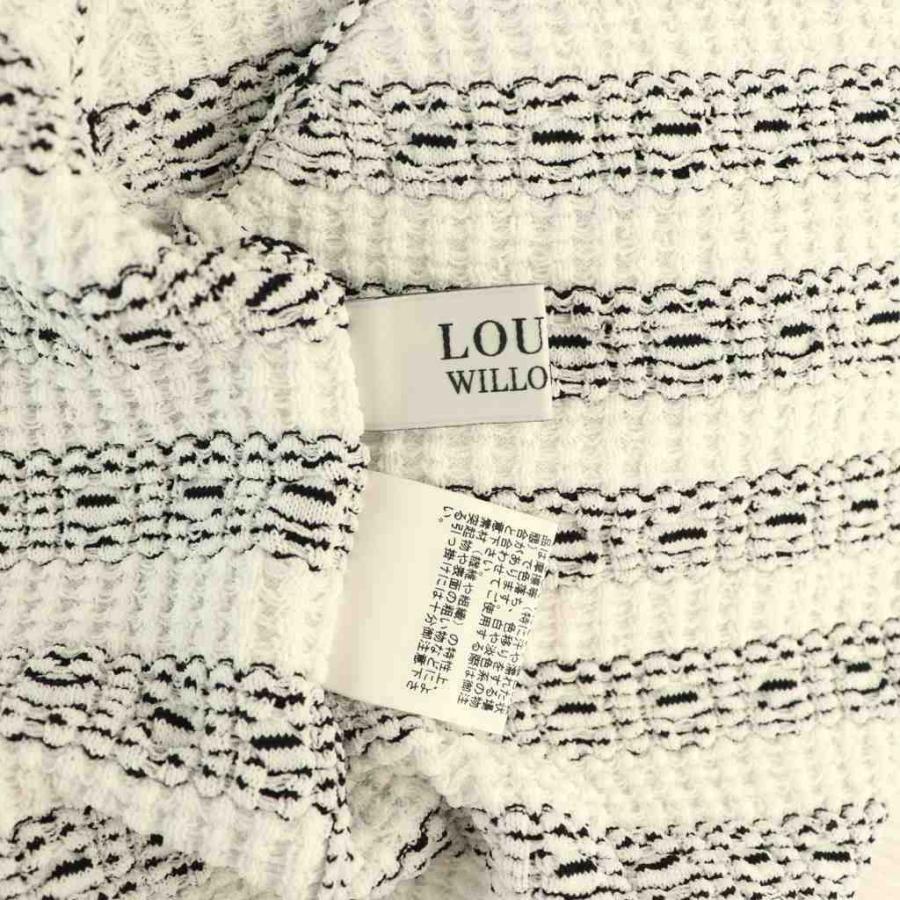 ルルウィルビー Loulou Willoughby 25SS リボンボーダーニット