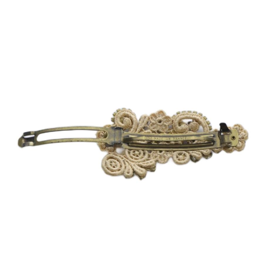 ミハエルネグリン Michal Negrin バレッタ ビジュー フラワーモチーフ