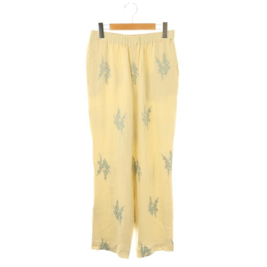 ヌキテパ NE QUITTEZ PAS! Moss Rayon Full Embroidery Pants パンツ  