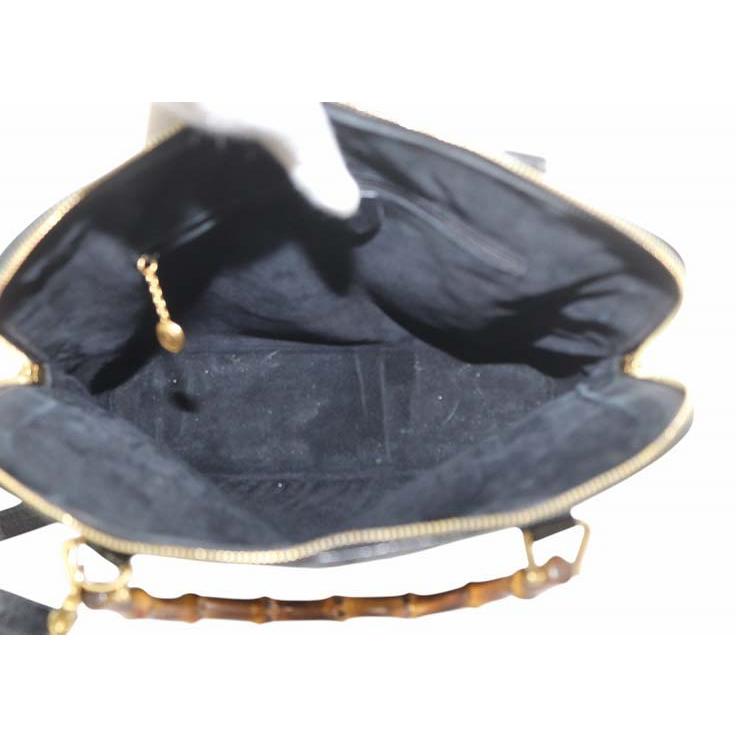 GUCCI（グッチ） バンブー オーストリッチ 2WAYバッグ ハンドバッグ