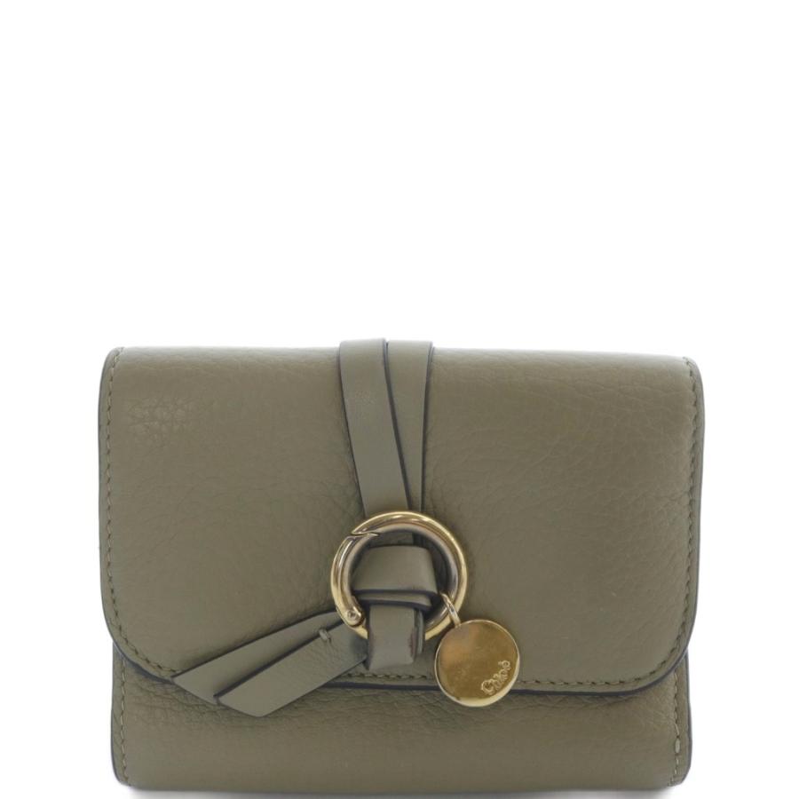 Chloe 3つ折り財布 アルファベット スモール トリフォールドウォレット