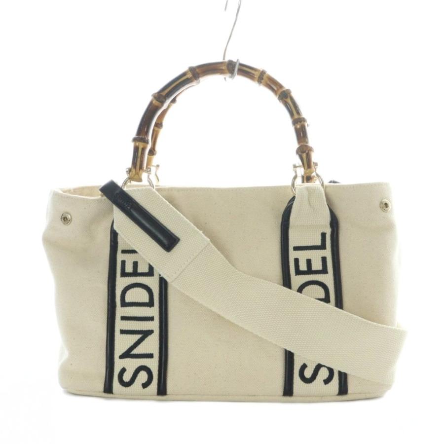 SNIDEL（スナイデル） バンブーロゴバッグ 2WAY ハンド ショルダー 