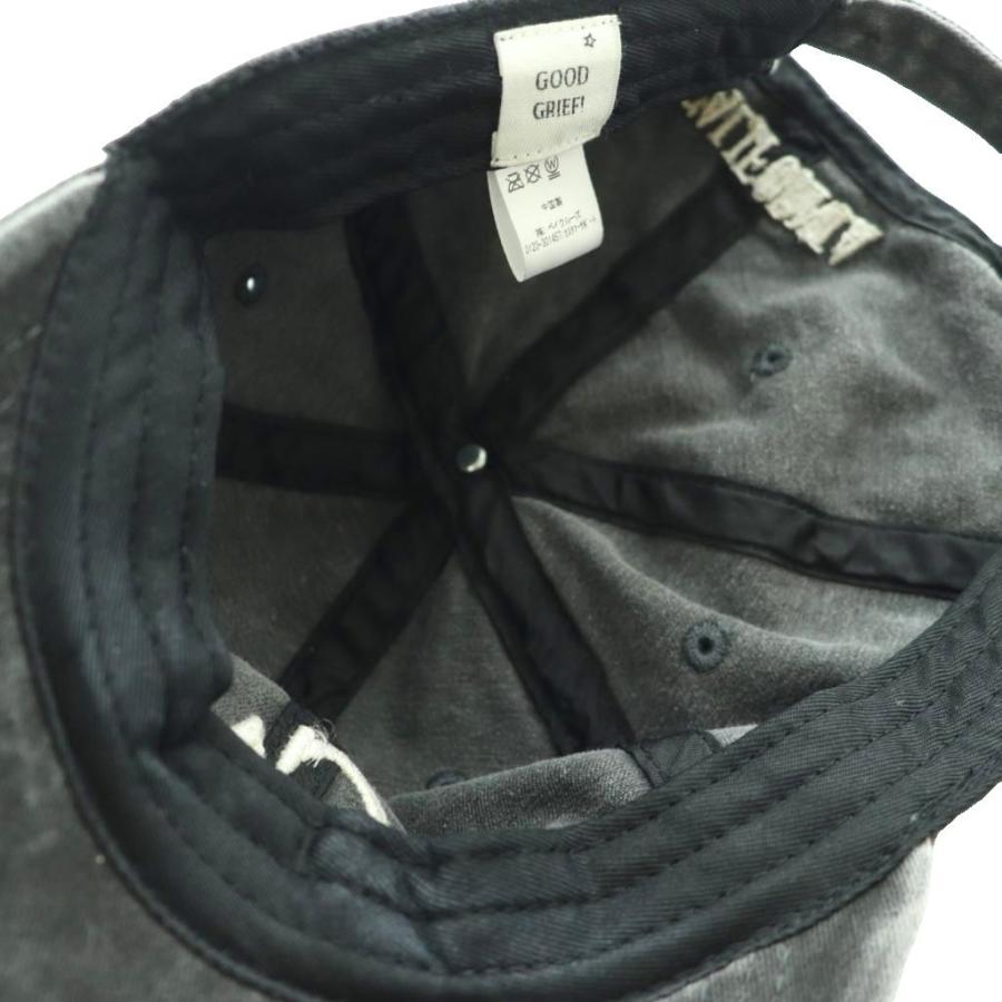グッドグリーフ GOOD GRIEF! CA WASHED CAP キャップ 帽子 黒 ブラック