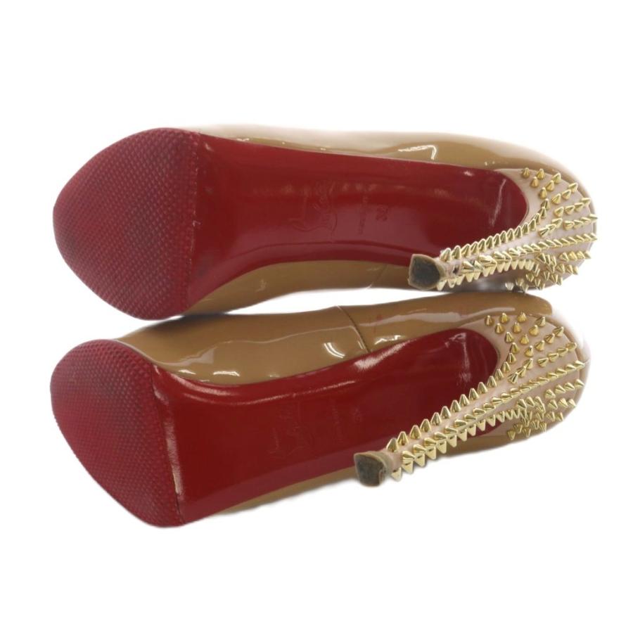 クリスチャンルブタン　オープントゥ　厚底　サンダル　ハイヒール　パンプス　39 Christian Louboutin クリスチャンルブタン 厚底 オープントゥ