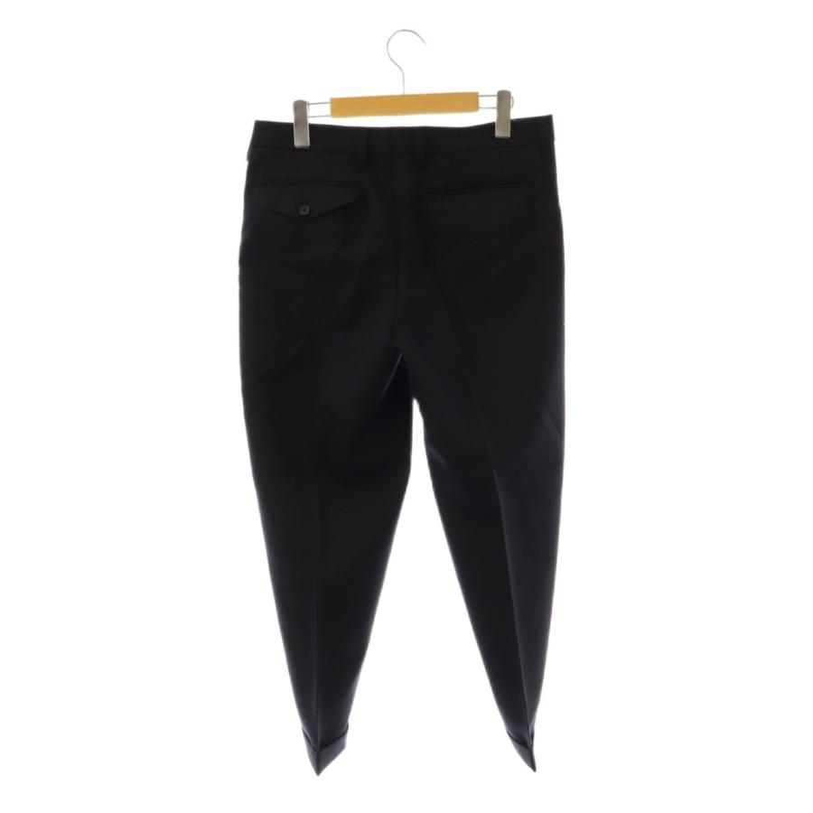 【中古】カラー kolor 25SCM-P1610 スラックス テーパードパンツ ダブル裾 2 ネイビー /ES ■OS ■SH メンズ カラー kolor 25SCM-P1610 スラックス テーパードパンツ ダブル裾 2