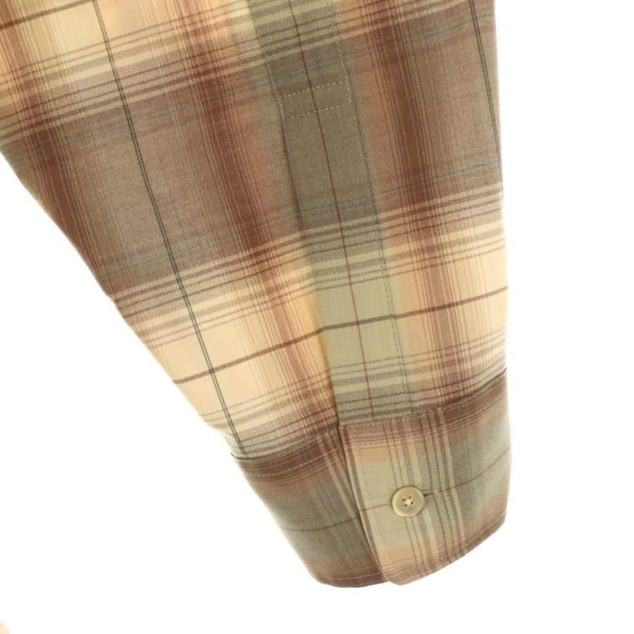 オーラリー AURALEE 25SS SUPER LIGHT WOOL CHECK SHIRTシャツ