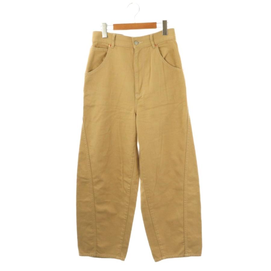ロンハーマン Ron Herman 24AW カラーワイドパンツ S ベージュ /DO  