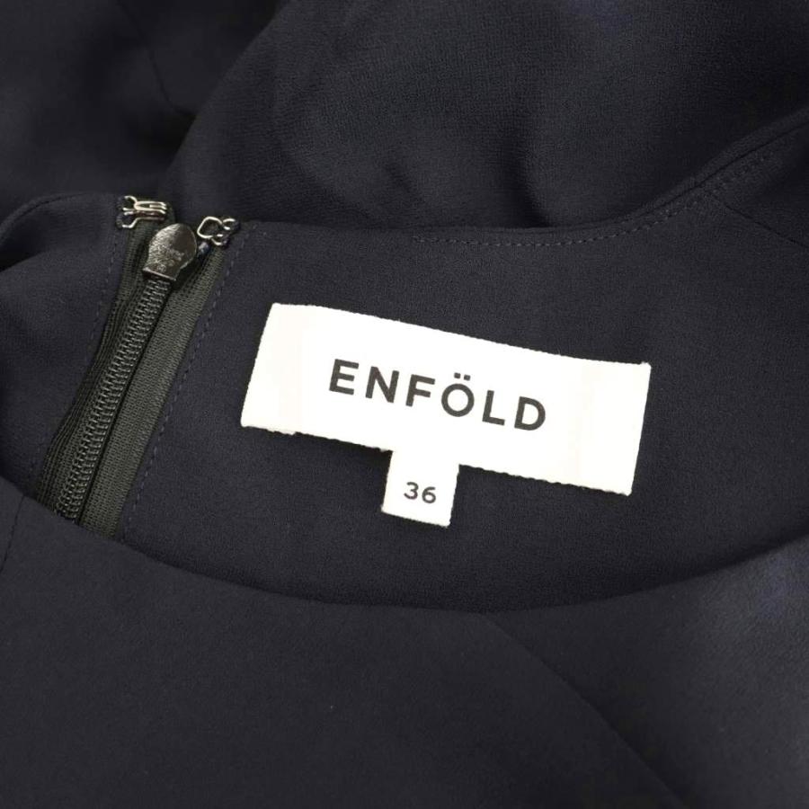 エンフォルド ENFOLD 24AW SQUARE DRAPE DRESS ワンピース ロング  