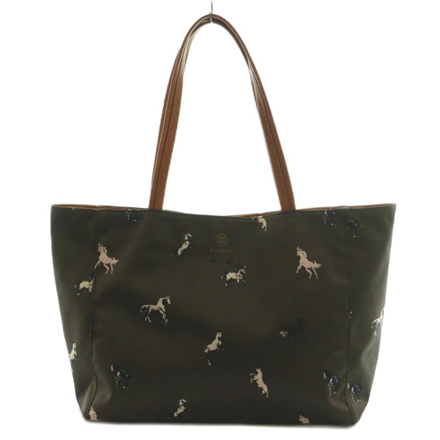 ラシット RUSSET PALETTE M WOODLANDER トートバッグ ハンド 黒