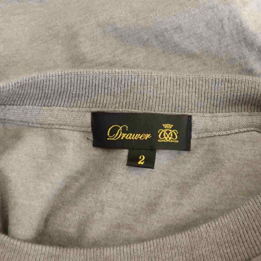 ドゥロワー Drawer コットン天竺ショートスリーブTシャツ カットソー 
