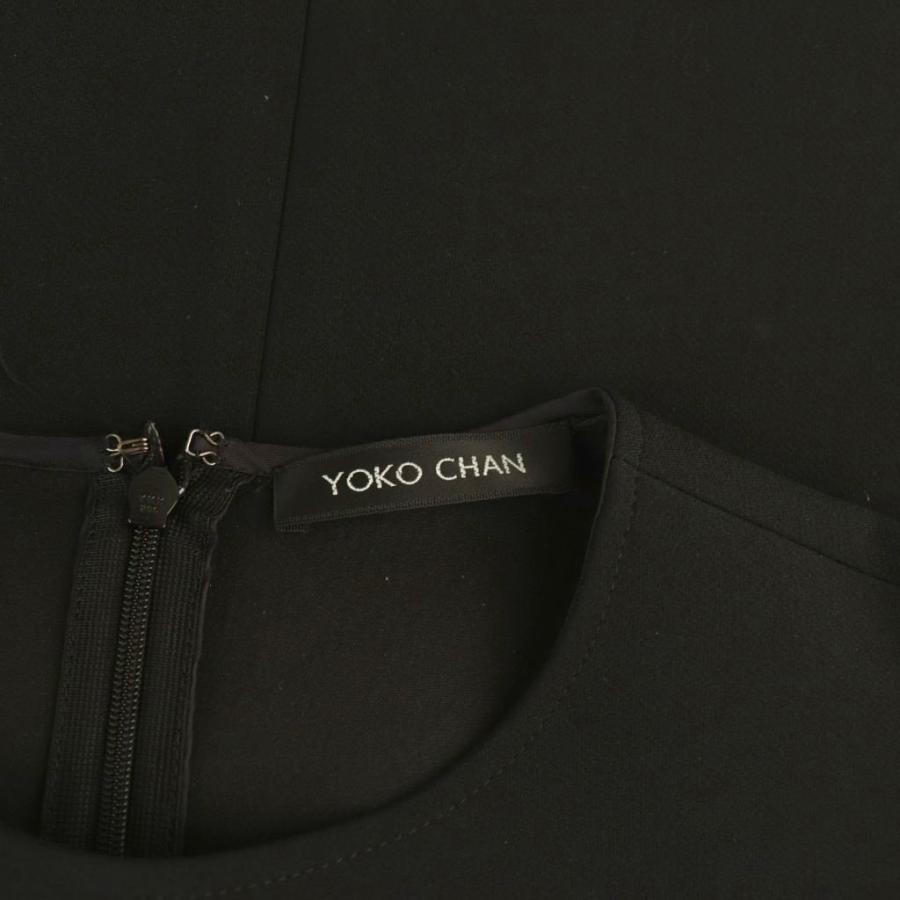 お買い得品 ヨーコチャン YOKO CHAN ハーフスリーブスカラップドレス