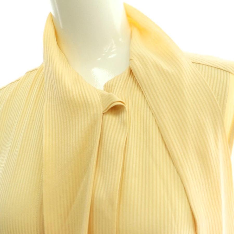 CELINE（セリーヌ） フィービー期 シルク ストライプ ボウタイブラウス