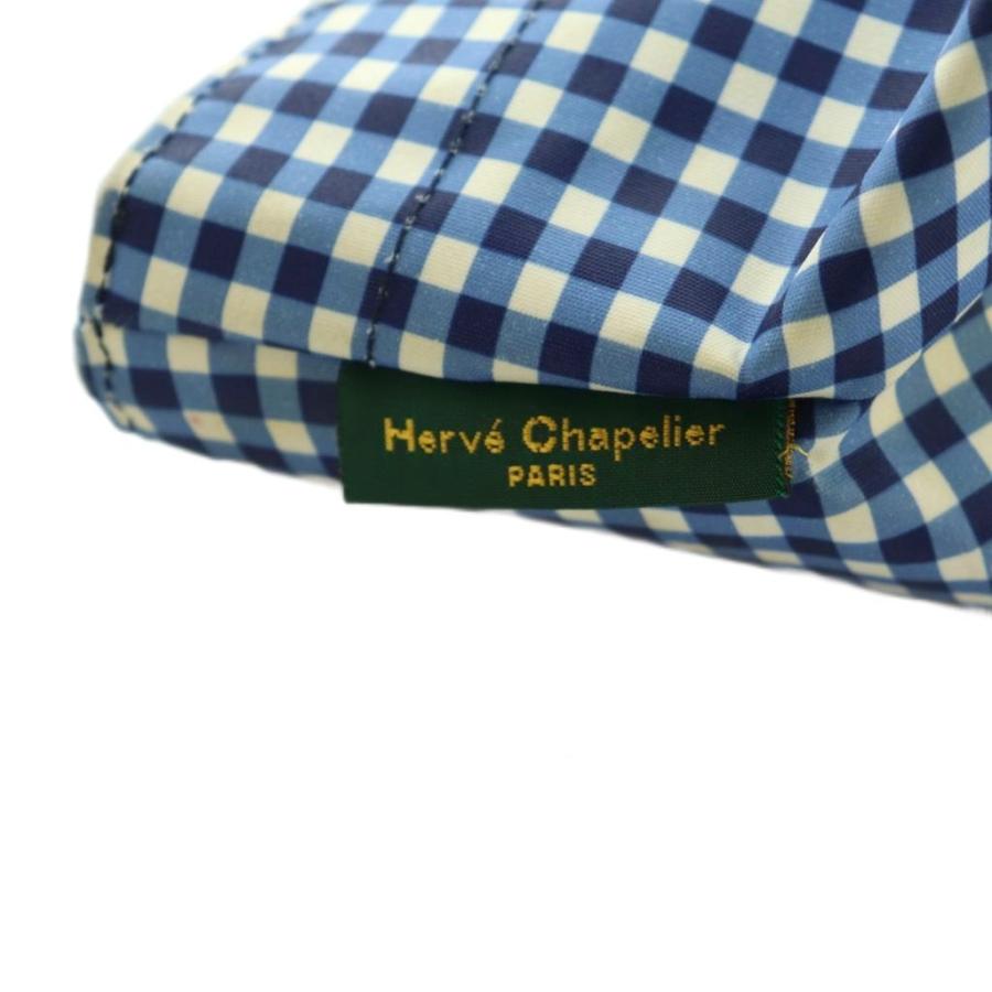 エルベシャプリエ Herve Chapelier 901N チェック柄 舟型 トートS